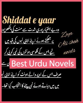 shiddat e yaar novel