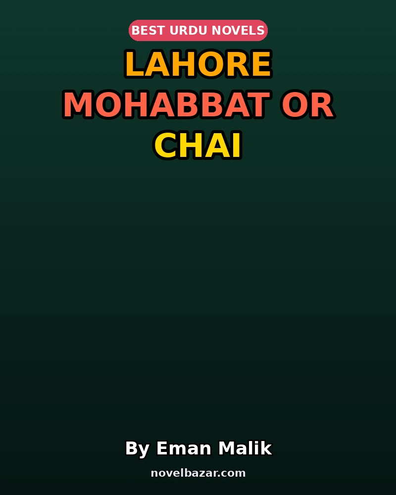 Lahore Mohabbat Or Chai